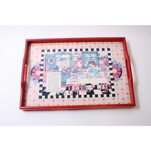 Joan Walsh Anglund, Serving Tray, Recipe For Happiness, Wooden Kitchen Decor, Co